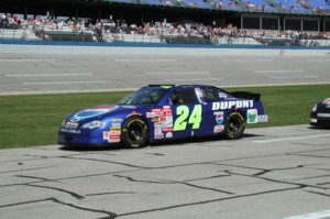 Pit road at Talladega